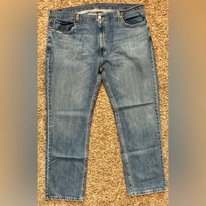 Classic Blue Straight-Leg Jeans for Men